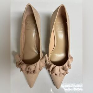 Kaari Blue Style Cadence Blush Suede Size 6.5 Kitten Heels